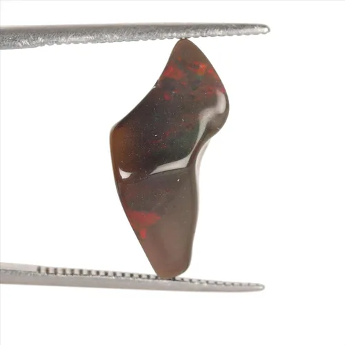 Vista 4 de GEMHUB Piedra preciosa de ópalo de fuego natural de 4.70 quilates. Piedra preciosa AAA cruda, piedra de ópalo de fuego para joyería, Piedra