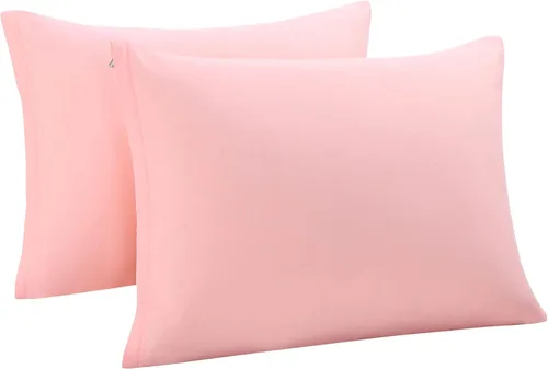 Vista 11 de uxcell Fundas de almohada tejidas de 100% algodón egipcio, fundas de almohada suaves y transpirables con cierre de cremallera, 2 fundas de almohada