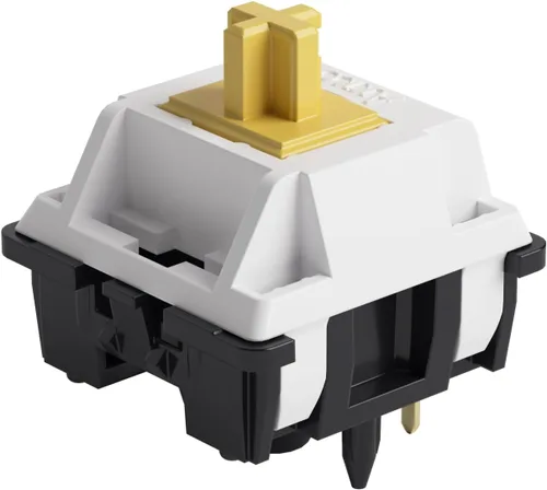 Vista 9 de Interruptor de teclado Akko Botany para teclado mecánico de juegos, interruptores lineales prelubricados de 38gf de 5 pines (45 piezas)