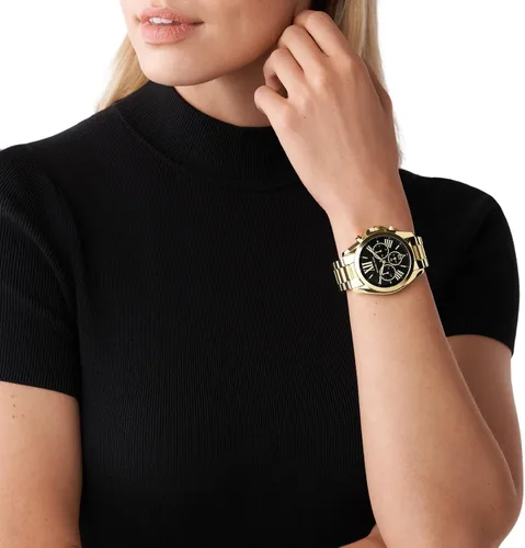 Vista 4 de Michael Kors MK5739 Blair - Reloj cronógrafo chapado en oro para mujer Oro Cronógrafo movimiento de cuarzo