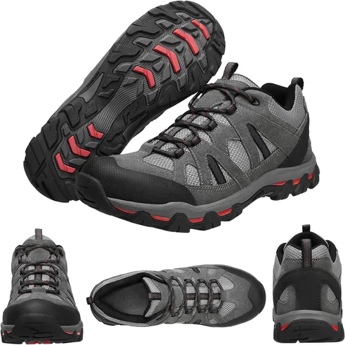 Vista 7 de GOLDEN CAMEL Zapatos de senderismo para hombre, transpirables, antideslizantes, ligeros, para exteriores, para senderismo y caminar