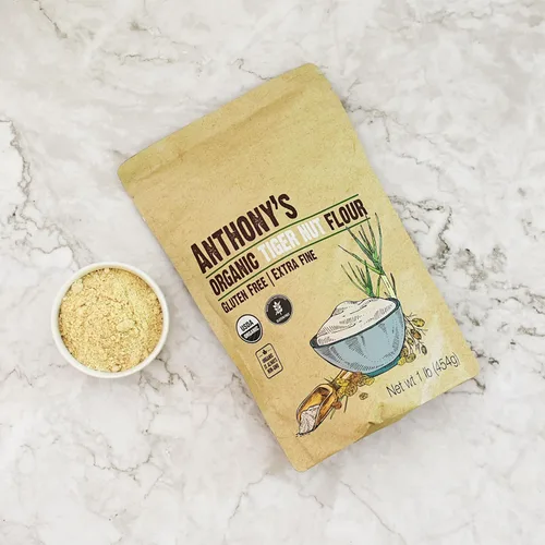 Vista 6 de Anthony's Harina orgánica de nuez de tigre, 1 libra, sin gluten, sin OMG, apta para paleo