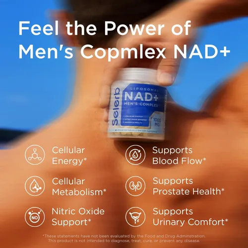 Vista 6 de Selerb Suplementos NAD+ para hombres y mujeres