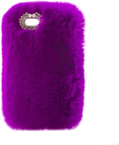 Vista 10 de Funda para Google Pixel 3 XL, [Estuche de conejo de felpa] Conejo de piel peluda con diamantes de imitación de cristal de diseño cálido suave