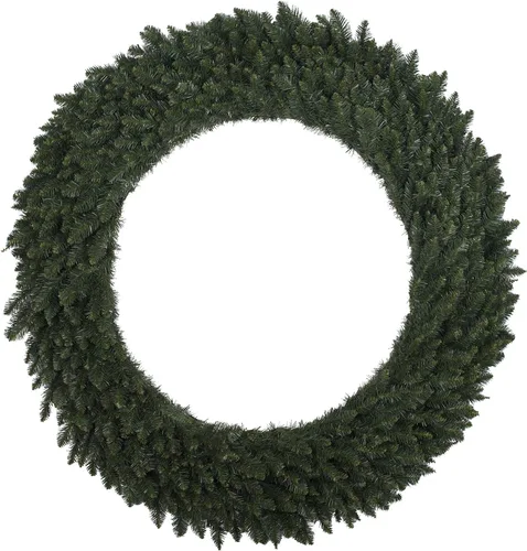 Vista 12 de Vickerman Corona de Navidad artificial Bellevue Alpine de 20 pulgadas con luces claras iluminadas esmeriladas, A861022