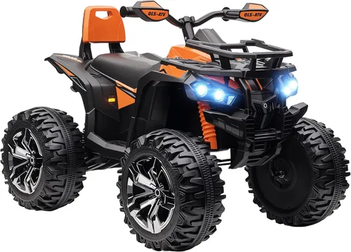 Vista 11 de Aosom 12V 10AH Ride on ATV with Dual Motors, 5 MPH Max Speed, Blue