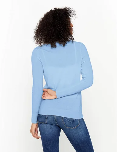 Vista 3 de State Cashmere Cárdigan de manga larga con cuello en V y botones para mujer, 100% cachemira pura