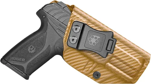 Vista 12 de Amberide IWB Kydex Holster for Ruger Security-9, Concealed Carry, No Optic/No Laser, Adjustable Cant, Posi-Click Retention, Made in USA