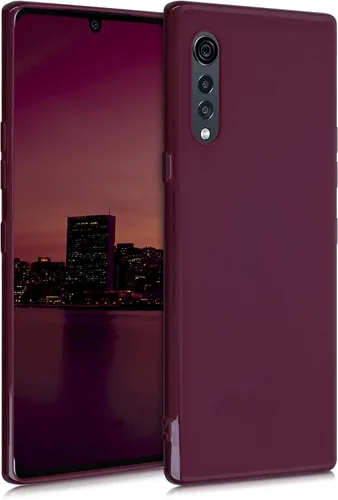 Vista 8 de kwmobile Funda compatible con LG Velvet Case - Funda protectora de silicona TPU suave y delgada - Arctic Night