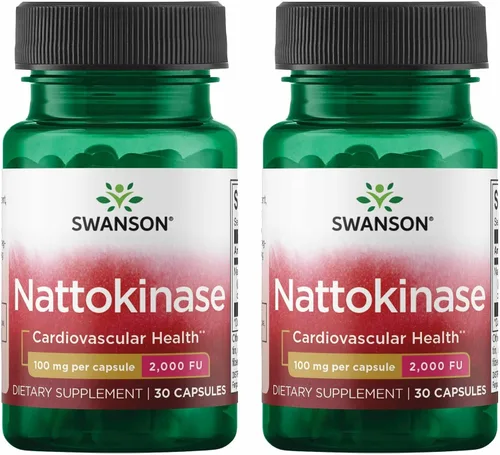Vista 8 de Swanson Nattokinase 2000 unidades fibrinolíticas 100 miligramos 30 cápsulas de enzima