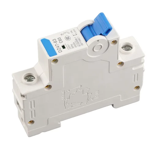 Vista 8 de Interruptor de corte del disyuntor miniatura DZ47‑63 1Pole (63A)