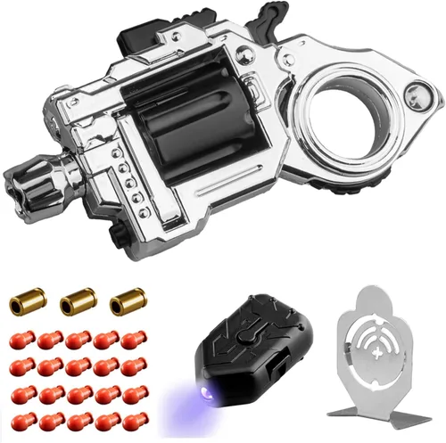 Vista 9 de Juguetes de Metal para Girar para Adultos Pistola: Fidget Spinner Juguetes de Girar Geniales para Hombres Anillo de Spinner para Alivio del Estrés