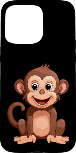 Vista 28 de iPhone 16 Monkey Lover - Funda de regalo con diseño de silueta para hombres, mujeres y niños