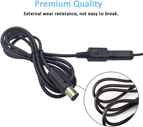 Vista 5 de Ssgamer - Cables de extensión WiiGamecube para Nintendo Wii Gamecube GCN 4