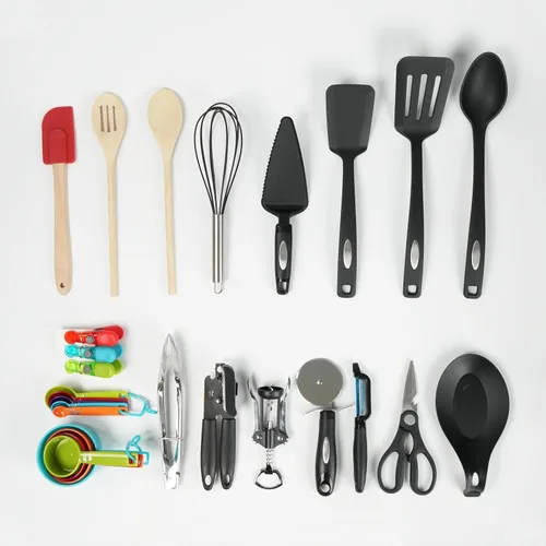 Vista 2 de HAWOK Juego de utensilios de cocina de 28 piezas, juego de herramientas de cocina