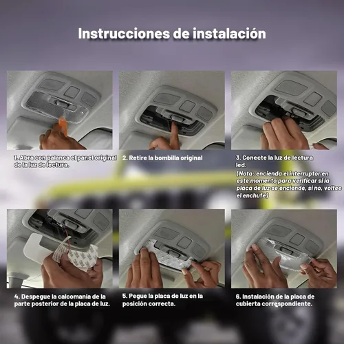 Vista 5 de Lámpara LED para maletero de lectura interior, bombilla de cúpula para mapa, compatible con Suzuki Jimny JB64 JB74W 2019-2022 (lente transparente)
