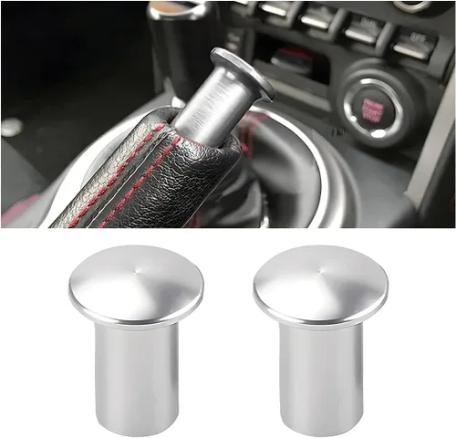 Vista 7 de AICEL Botón de Deriva con Perilla Giratoria, 2 Piezas Cubierta de Emergencia para Mango de Freno de Mano E-Brake, Botón de Bloqueo de Perilla
