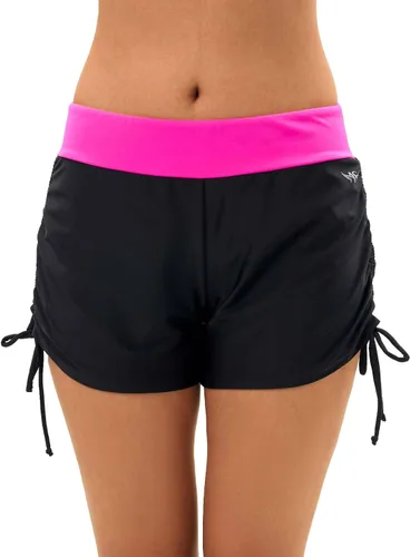 Vista 3 de Traje de baño para mujer, cintura alta, parte inferior de bikini con control de abdomen, trajes de baño con forro