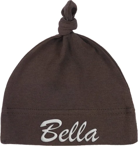 Vista 8 de Mato & Hash Gorro con nudo ajustable 100 % de algodón para bebés unisex Azul Bebé - Personalizado