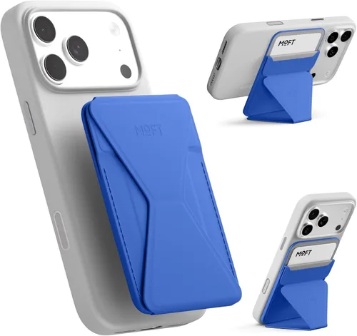 Vista 24 de MOFT Soporte para teléfono y cartera AERA, cartera MagSafe, tarjetero beach blanco