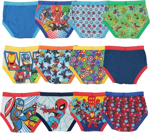 Vista 2 de Spiderman Boys' Underwear Multipacks Briefs