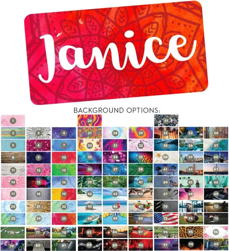 Vista 12 de Imán de casillero personalizado mediano para casillero, nombres personalizados, regalos para profesores, regalo de médicos, para tableros