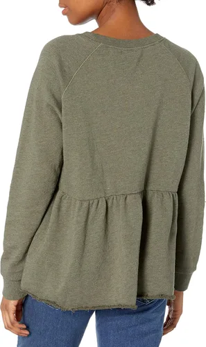 Vista 2 de LIRA de la mujer Viera Fleece parte superior XS Verde oliva