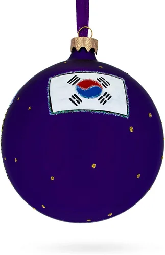 Vista 7 de Gyeongbokgung Palace, Seúl, Corea del Sur, adorno de bola de cristal de 4 pulgadas