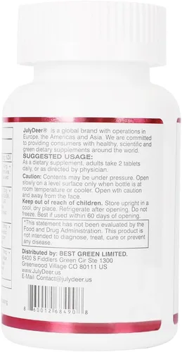 Vista 9 de JulyDeer Multivitamínico para mujeres 60 tabletas completas multiminerales 2 botellas.