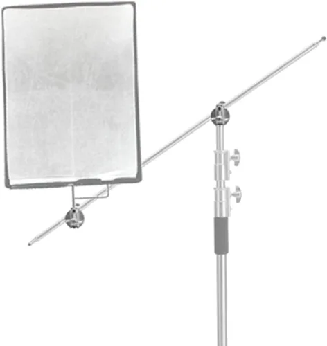 Vista 7 de Selens Cabezal de agarre resistente de 2.5 pulgadas, adaptador de soporte de abrazadera de cabeza giratoria multifuncional con soporte de 4, 8, 11