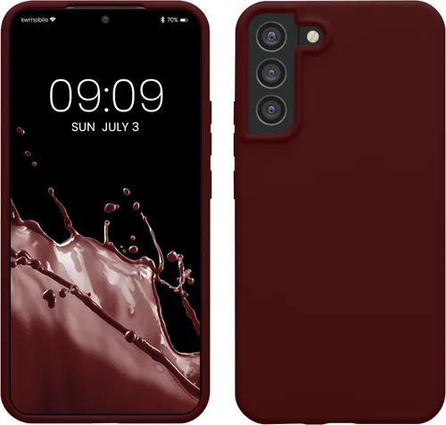 Vista 191 de kwmobile Funda compatible con Samsung Galaxy S9 - Funda de silicona TPU con acabado suave - Blue Reef
