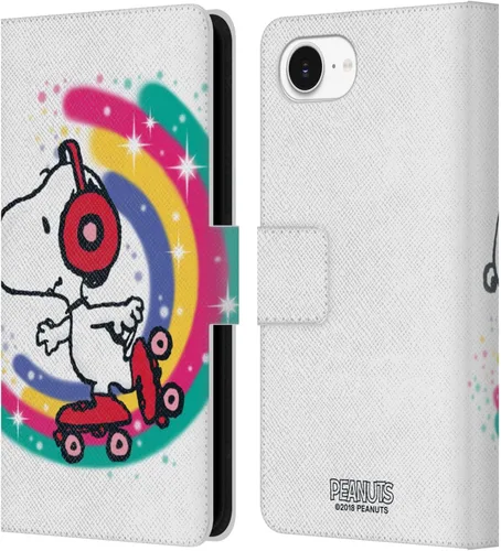 Vista 40 de Head Case Designs Funda de piel con licencia oficial de Peanuts Beach Surf Snoopy Boardwalk Airbrush compatible con Apple iPhone 11