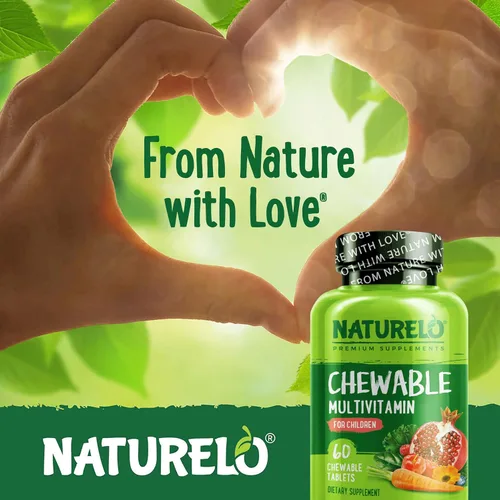 Vista 7 de NATURELO Vitaminas multivitamínicas para niños, mezcla de frutas orgánicas