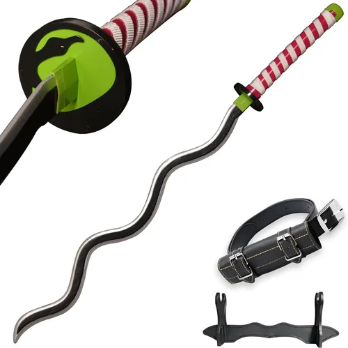 Vista 28 de SV Anime Demon Slayer Sword Katana 41 Inch Decorative Collectible Gift Cosplay Sword，Various Styles Available