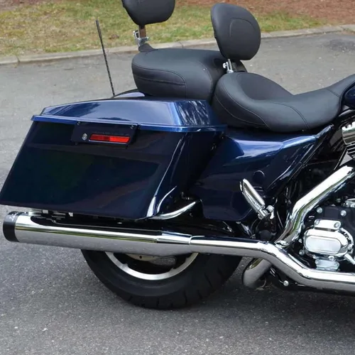 Vista 8 de TCT-MOTORPARTS Soporte de protección de alforja para Harley Electra Glide FLHT FLHTC FLHTCU 97-08 Cromado