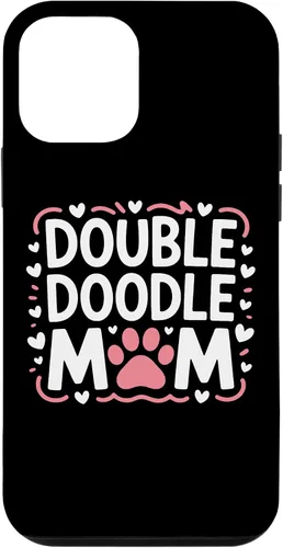 Vista 16 de Double Doodle Mom Doodle Dog Parent Family Canine Enthusiast Case for iPhone 16