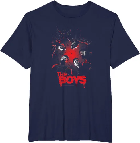 Vista 7 de The Boys The Boys Group Photo Superhero TV Show - Camiseta Negro