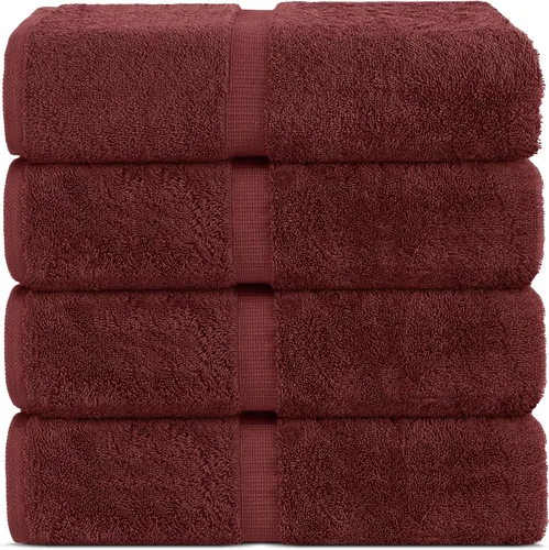 Vista 48 de Chakir Turkish Linens Toallas turcas de alta calidad 100% algodón para baño, toallas de baño grandes de 30 x 60 pulgadas (4 piezas, aguamarina)