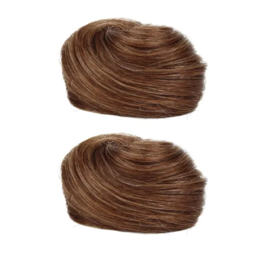 Vista 14 de 2 extensiones de moño de cabello, accesorio de peluca, extensiones de cabello rizado y ondulado, extensiones de cabello recogido, extensión de moño