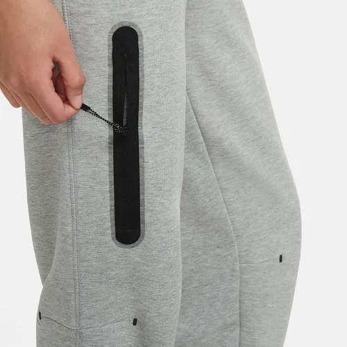 Vista 7 de Nike Sportswear Tech - Pantalones de forro polar gris oscuro jaspeadonegro