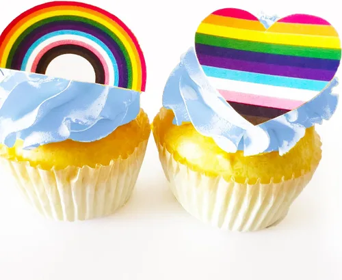 Vista 14 de Juego surtido de 24 polillas comestibles de cabeza de muerte pequeña – Obleas para pasteles y cupcakes – polillas comestibles para decoración