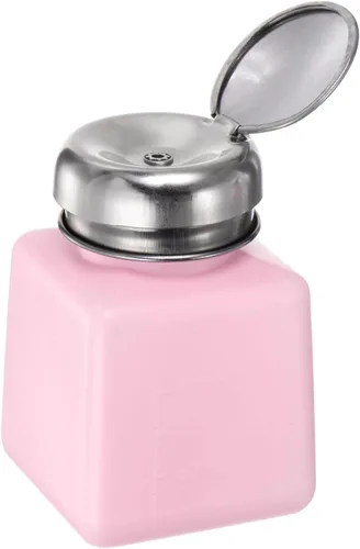 Vista 10 de HARFINGTON Dispensadores de alcohol solvente Push Down Botella dispensadora de líquido con tapa de acero inoxidable de sellado para limpiador