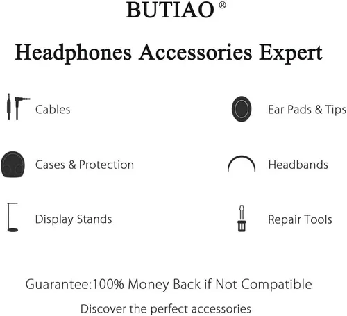 Vista 6 de Almohadillas de repuesto para Skullcandy Venue Wireless ANC, almohadillas para auriculares de piel de proteína para Skullcandy Crusher