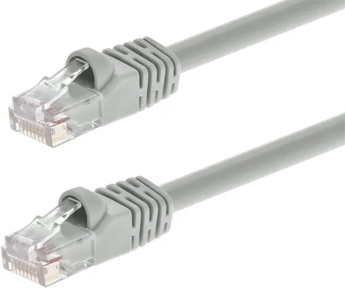 Vista 9 de 0.5FT 24AWG Cat5e 350MHz UTP Cable de red Ethernet de cobre desnudo - Negro