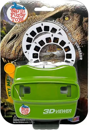 Vista 9 de WARM FUZZY Toys 3D Viewfinder (Aligator) - Visor para niños y adultos, juguetes clásicos, visor de diapositivas, visor de carrete 3D, retro