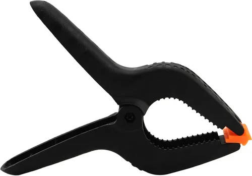 Vista 9 de ZOENHOU Juego de 20 abrazaderas de resorte de 4.5 pulgadas, clips de plástico de nailon resistente con almohadilla de mandíbula flexible y asas