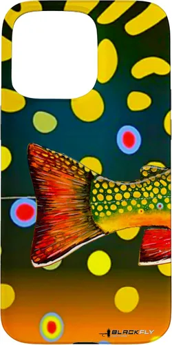 Vista 31 de Brook Trout Fly Fishing Trout Skin Phone Case by Black Fly Case for iPhone 17