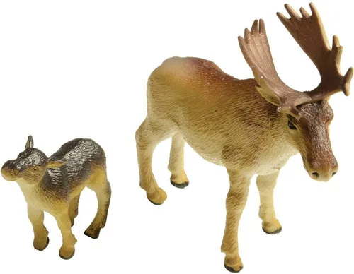 Vista 6 de Constructive Playthings TOM-64 - Juego de animales de bosque de vinilo, colección de figuras de animales, juego de 4 animales