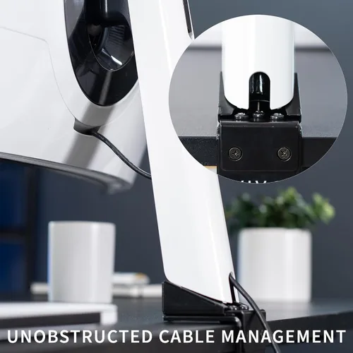 Vista 7 de VIVO Adaptador de abrazadera de escritorio diseñado para soportes de monitor OEM Samsung, soporta G7 y G9 de hasta 49 pulgadas, convertidor