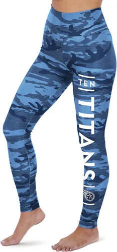 Vista 72 de Zubaz NFL Mallas para mujer de longitud completa de cintura alta básica 1.0